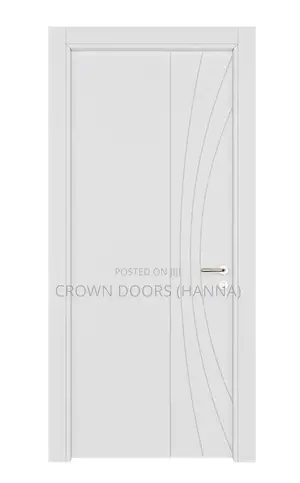 Crown Door Made Up of Wood Fiber, Synthetic Composite Natural Stone.