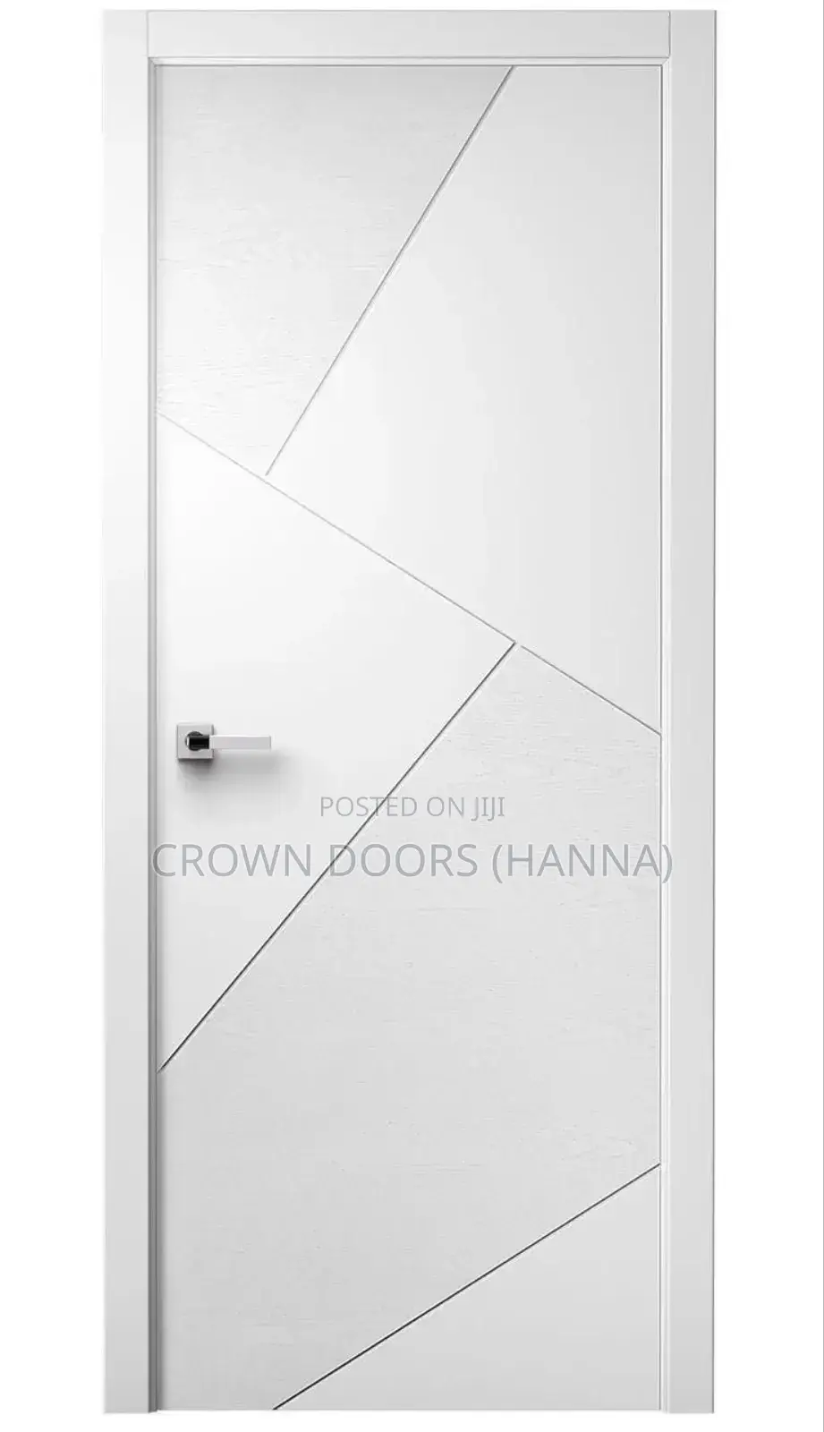 Crown Door Made Up of Wood Fiber, Synthetic Composite Natural Stone.