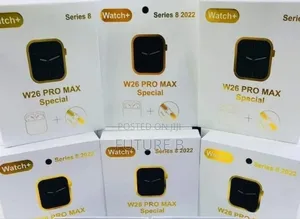W26 Pro Max Smart Watch: Sleek Design Meets Durability.