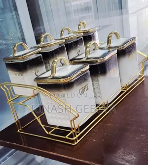 Modern Ceramic Cereal Storage(ሴራሚክ የጥራጥሬ እና ቅመማ ቅመም ማስቀመጫ)