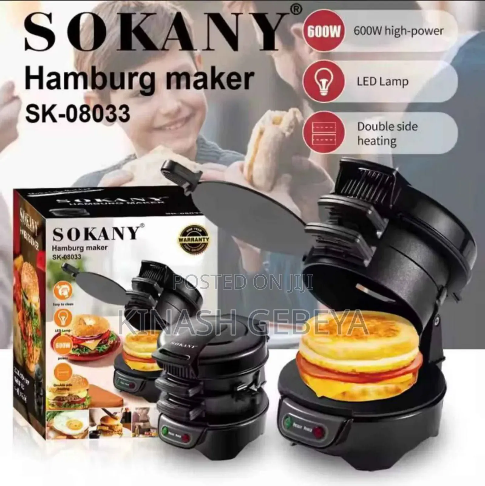 Sokany High Quality Hamburger Maker
