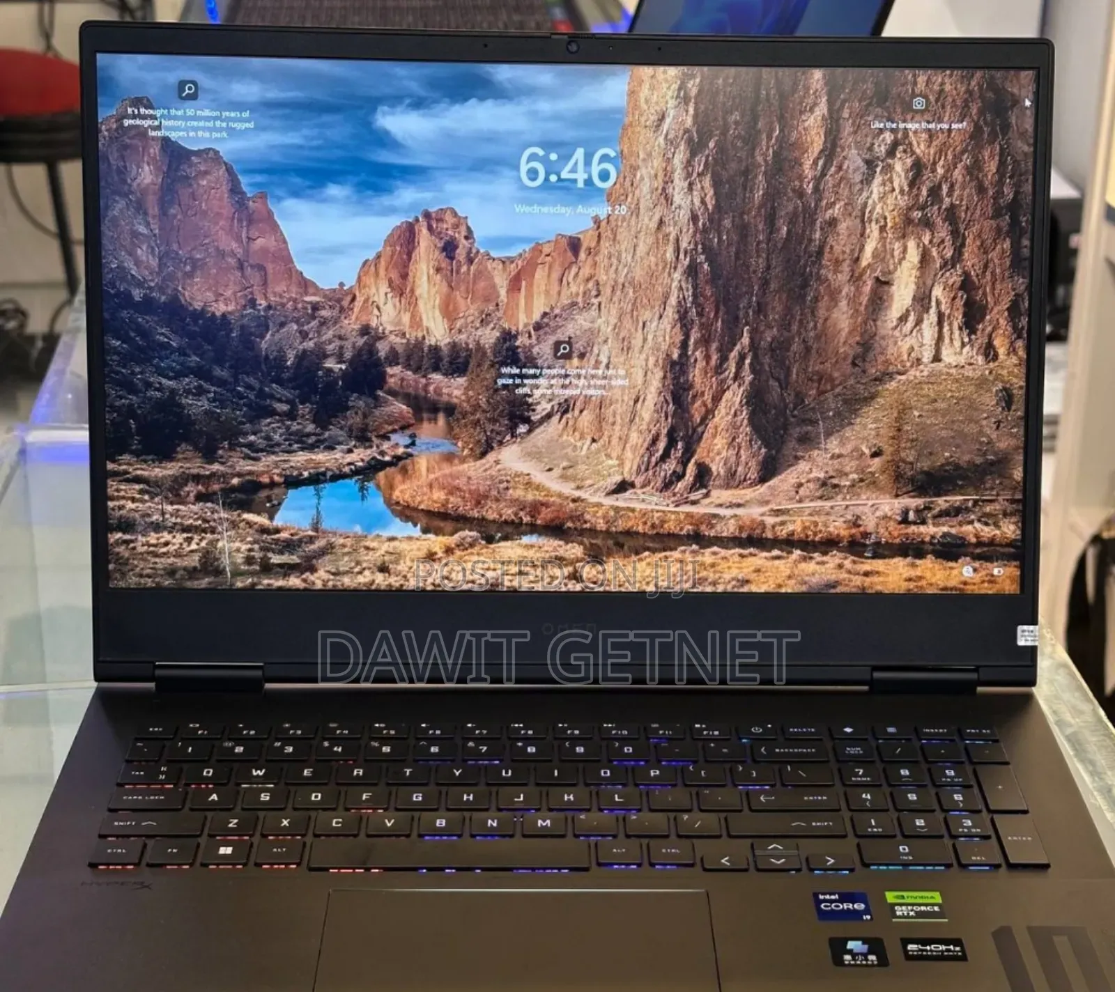 New Laptop HP Omen 15 16GB Intel Core I9 SSD 1T