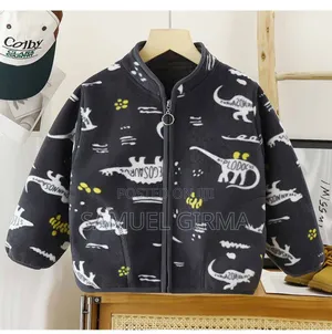 Mk- 0659 Velvet Plus Warm Kids Jacket Size: 3-7 Years