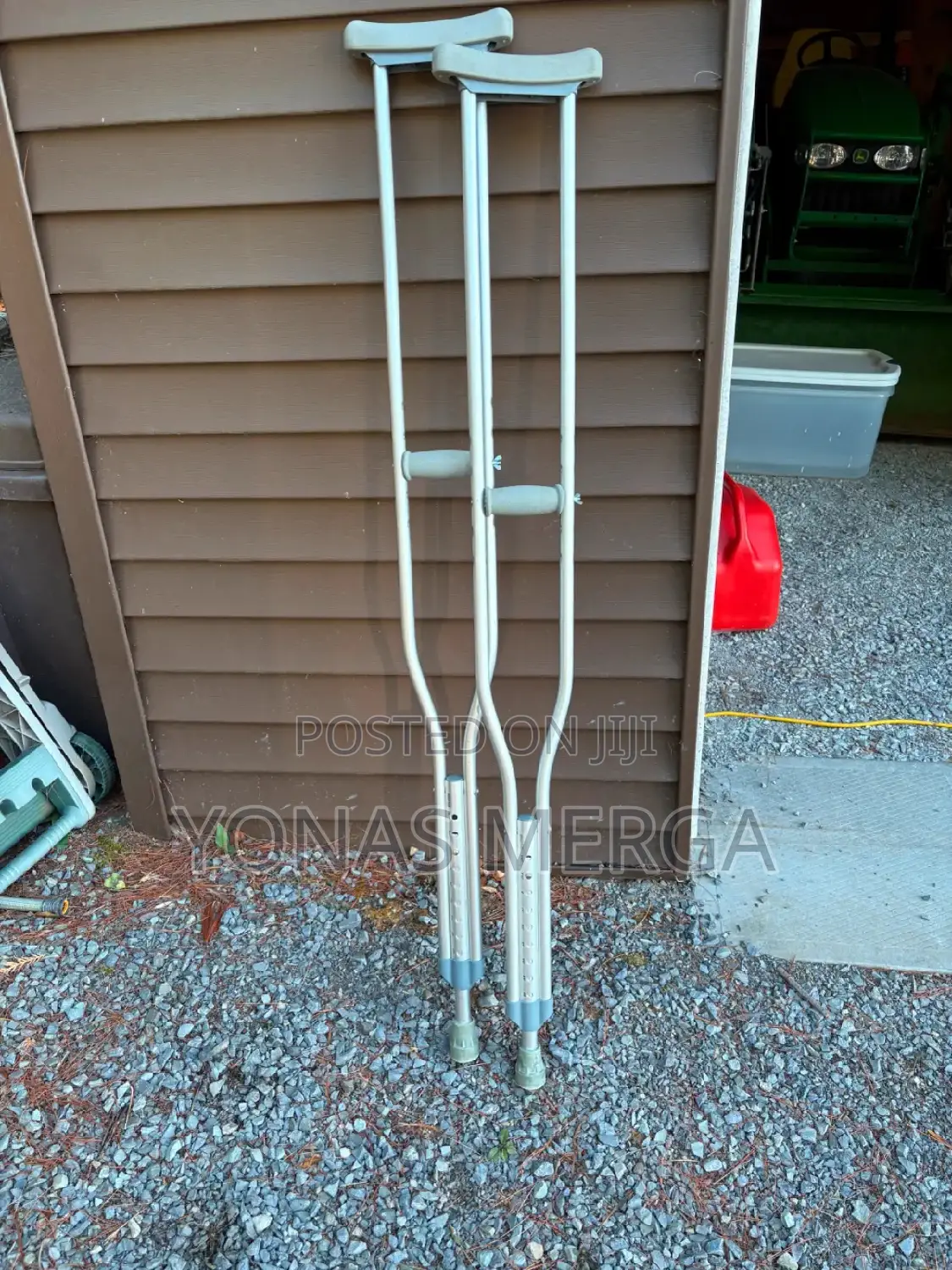 Crutches+Kranch+ Both Lightweight Very Strong Fitted With High Quality