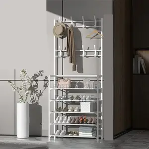 Photo - New Simple Floor Clothes Rack/አነስተኛ የልብስ መደርደሪያ