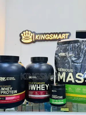 Photo - Optimum Nutrition Whey , Serious Mass and Creatine Monohydrate