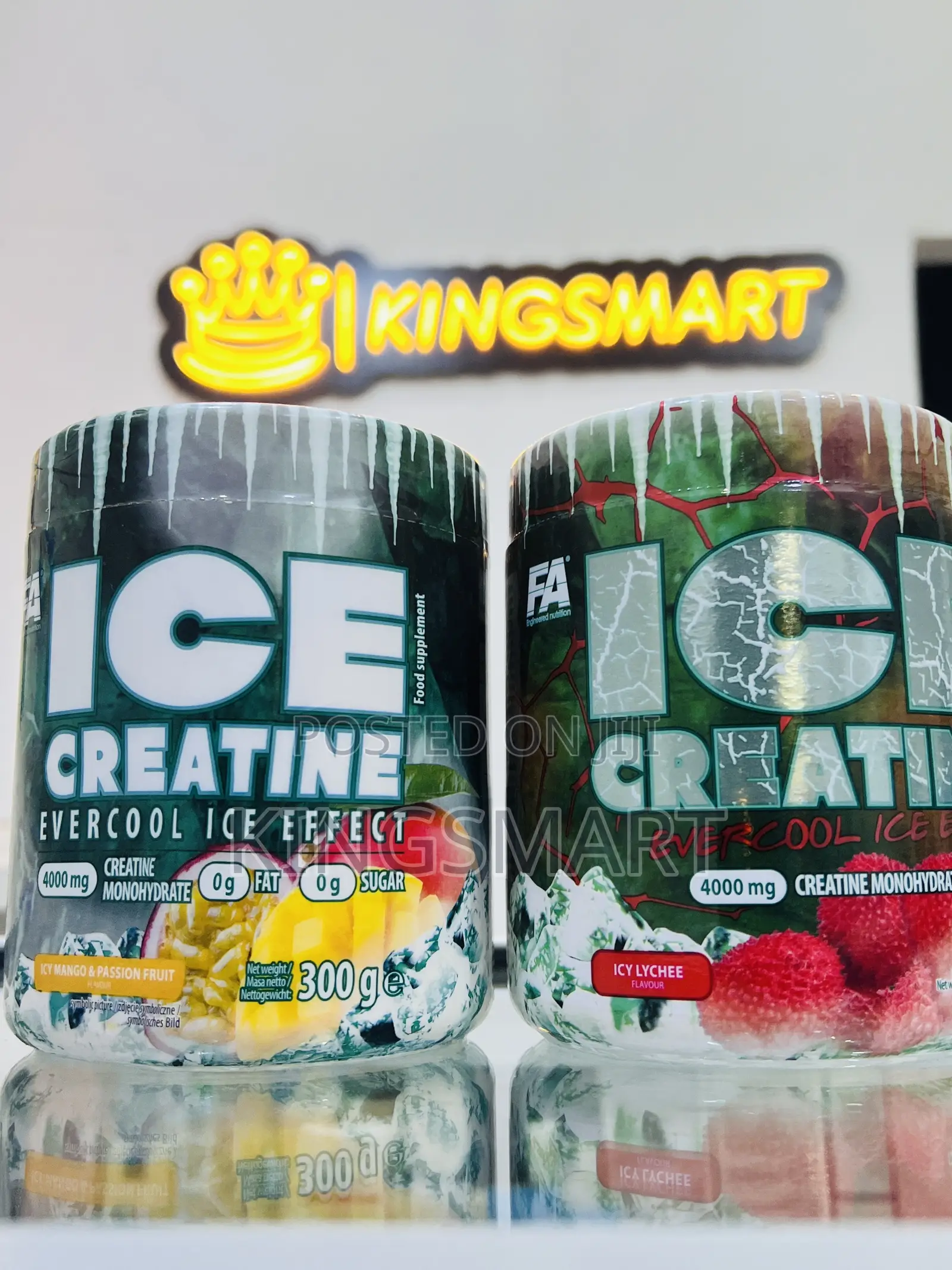 Falvoured Creatine Monohydrate 4gm Per Serving Ice