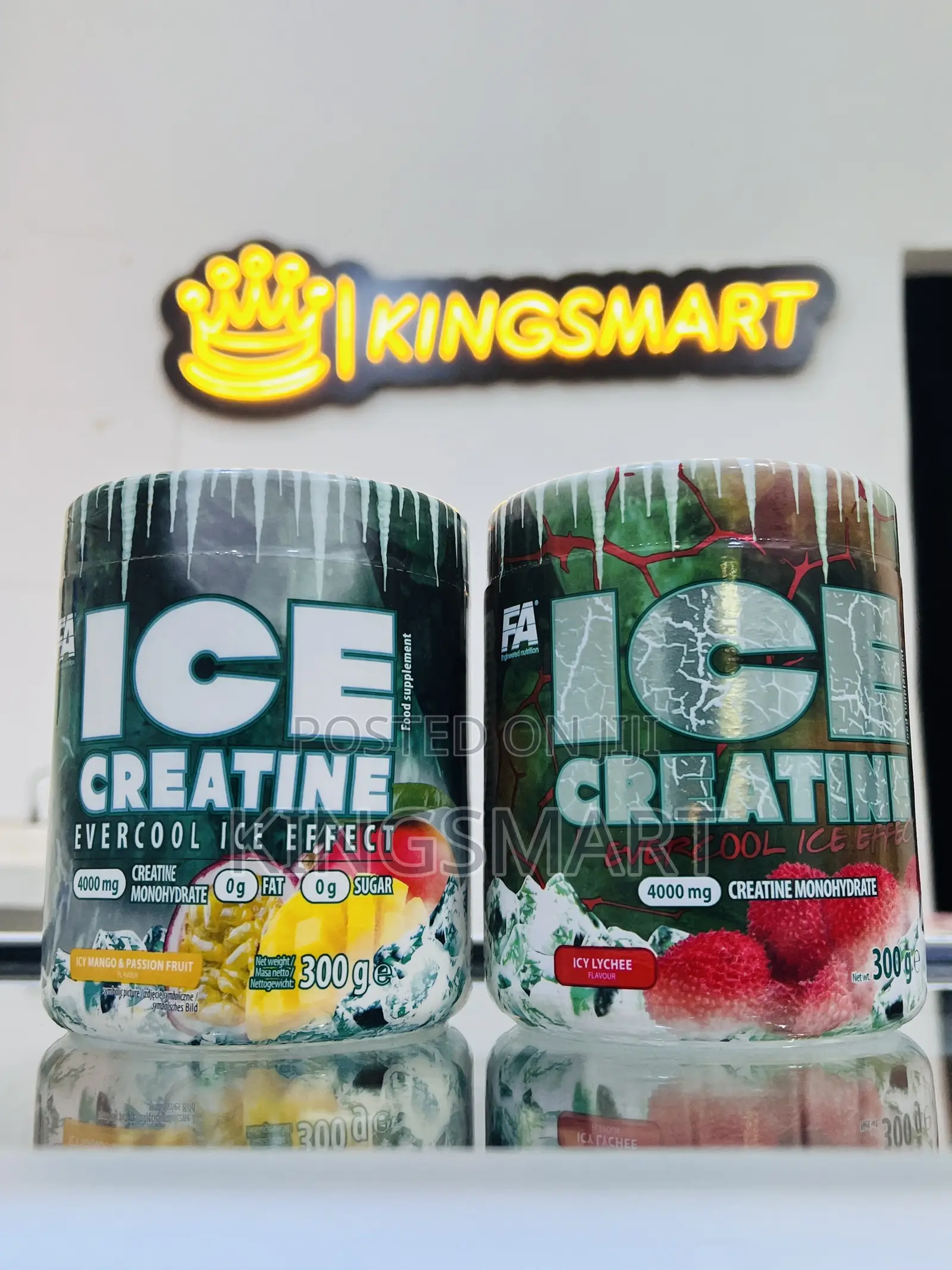 Ice Creatine 300gm and 4gm Per Serving Flavored Creatine Monohydrate