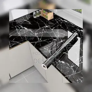 Marble Pattern Water Proof Wall Sticker/ ውሀ የማያስገባ የተለጣፊ የግድግዳ ስቲከር