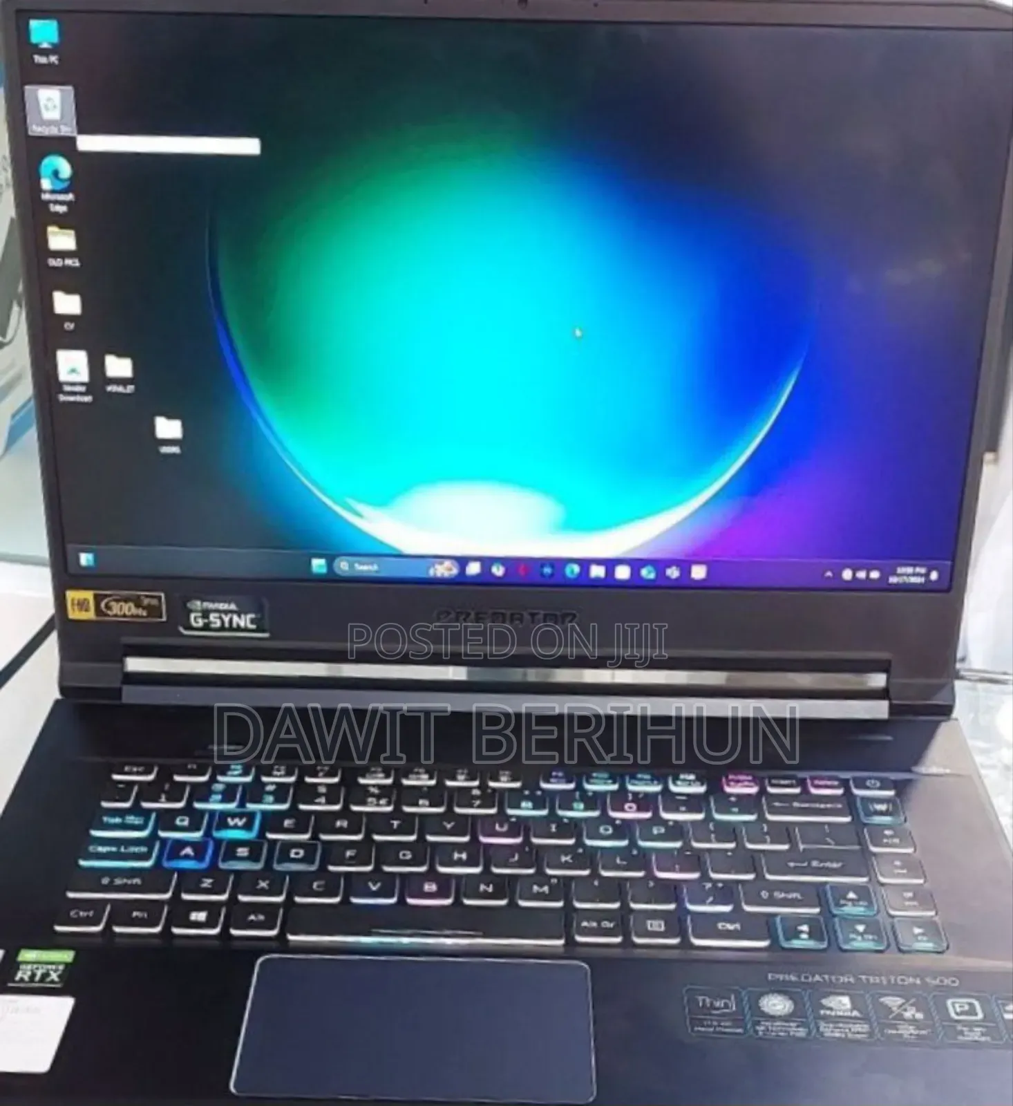 New Laptop Acer Predator 15 16GB Intel Core I7 SSD 512GB