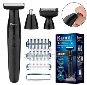 Photo - Multifunctional Kemei Rechargeable Trimmer