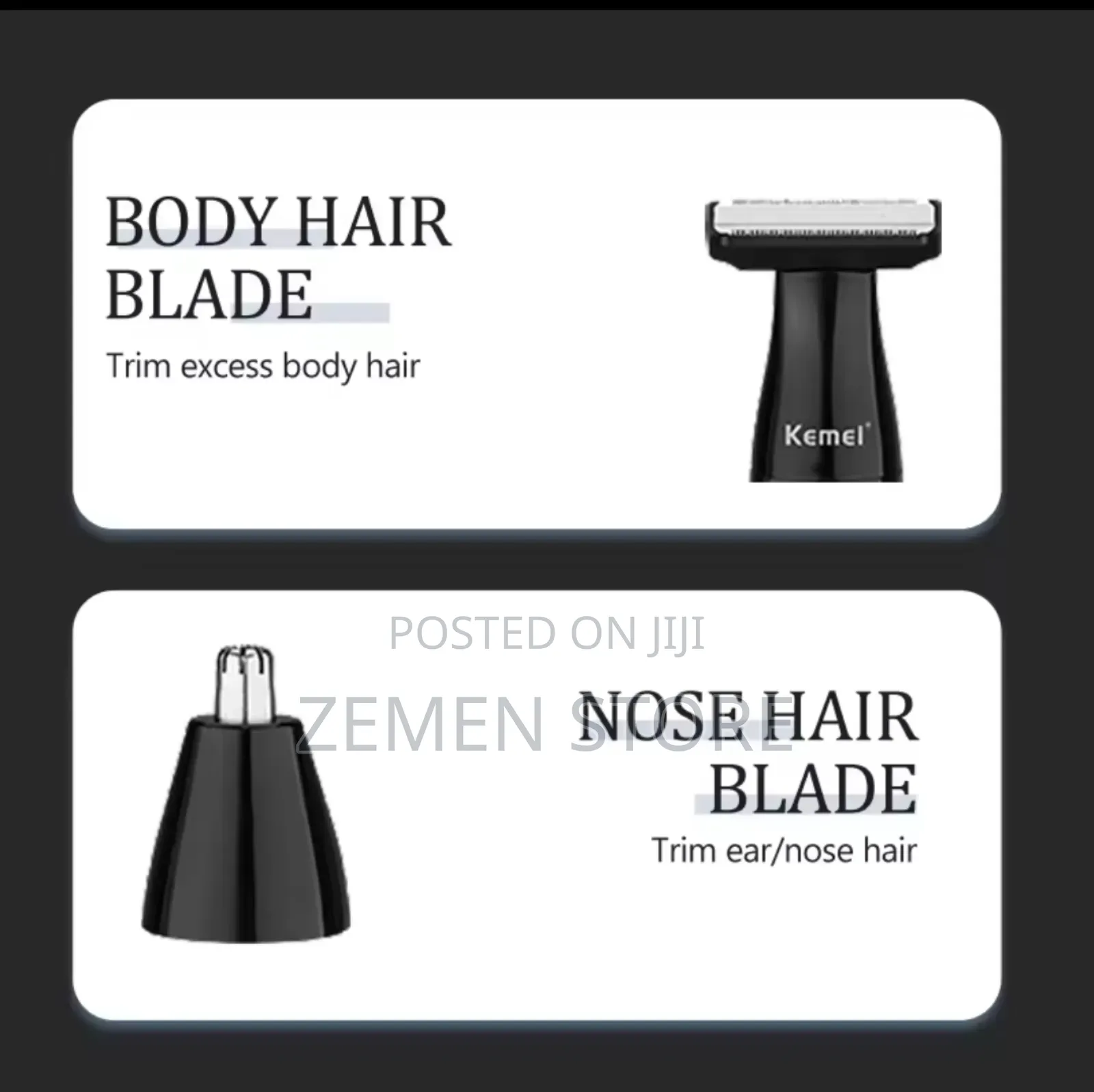 Multifunctional Kemei Rechargeable Trimmer