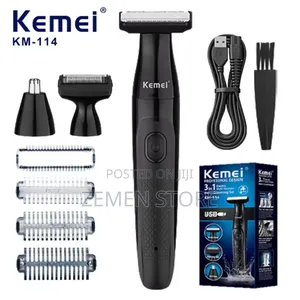 Multifunctional Kemei Rechargeable Trimmer