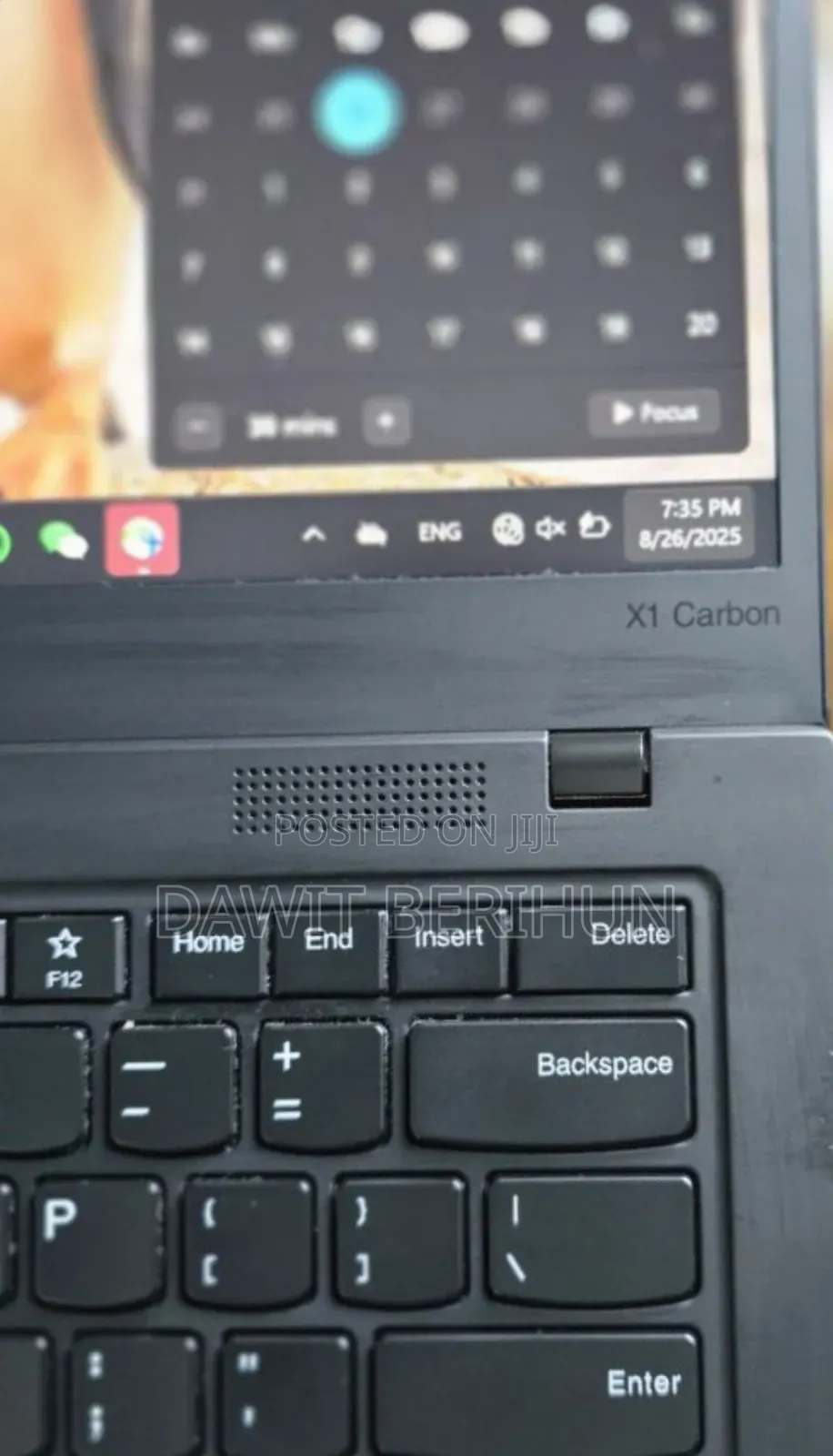 New Laptop Lenovo ThinkPad X1 Carbon 16GB Intel Core I7 SSD 512GB