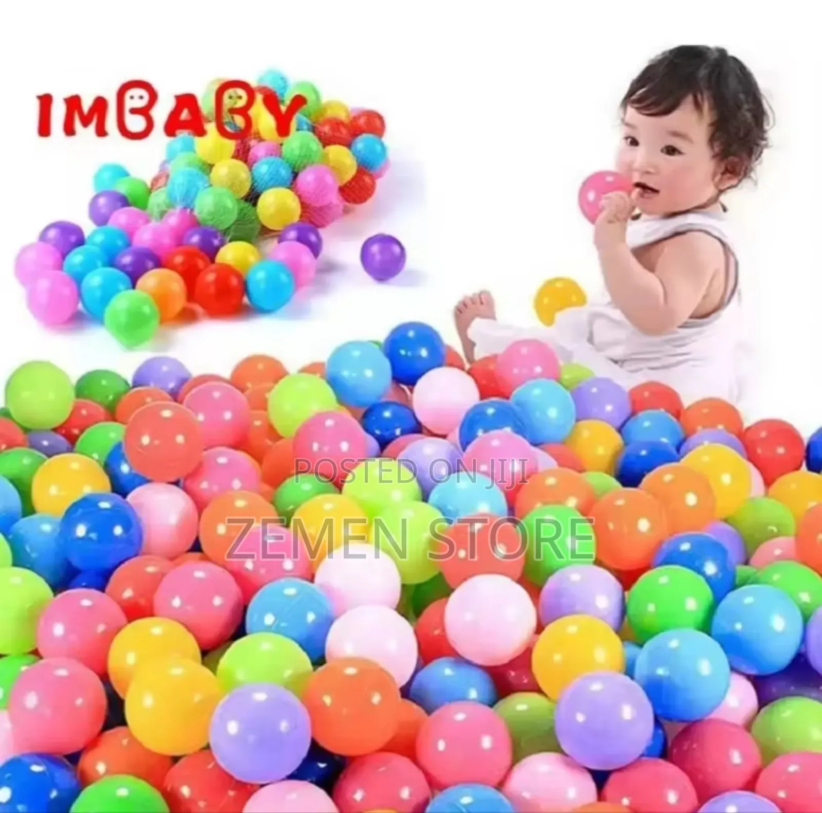 50pcs Colorful Plastic Balls for Kids Play Pit