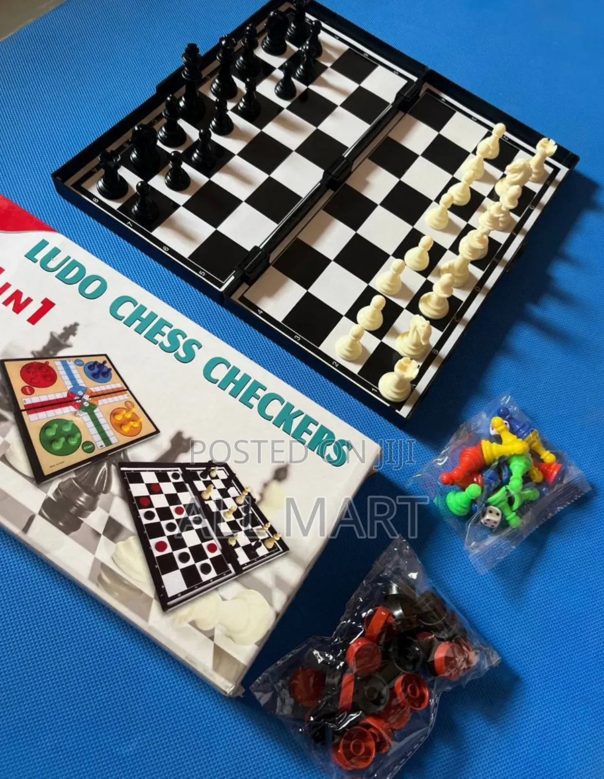 3in1 Ludo + Chess + Checkers 
3በ1 ጨዋታ ቼስ + ዳማ + ሉዶ
