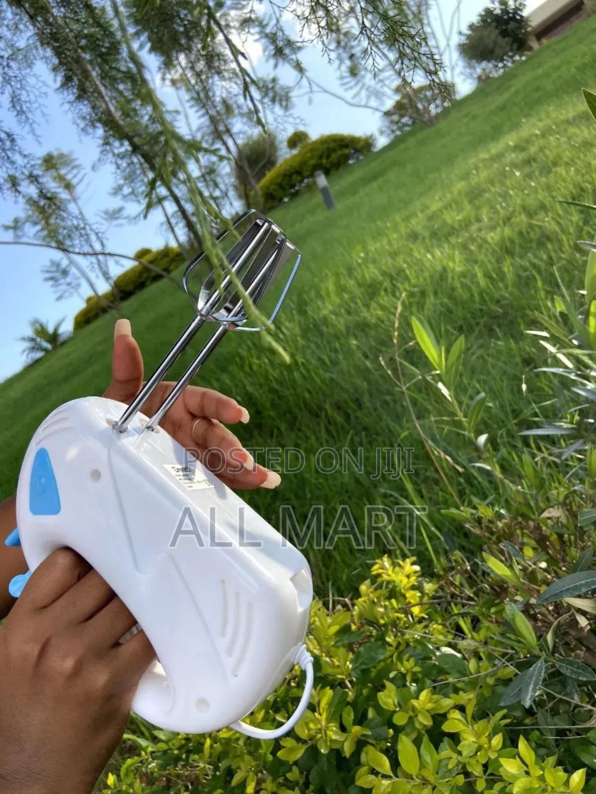 Dessini Hand Mixer ኬክ ፣ ክሬም