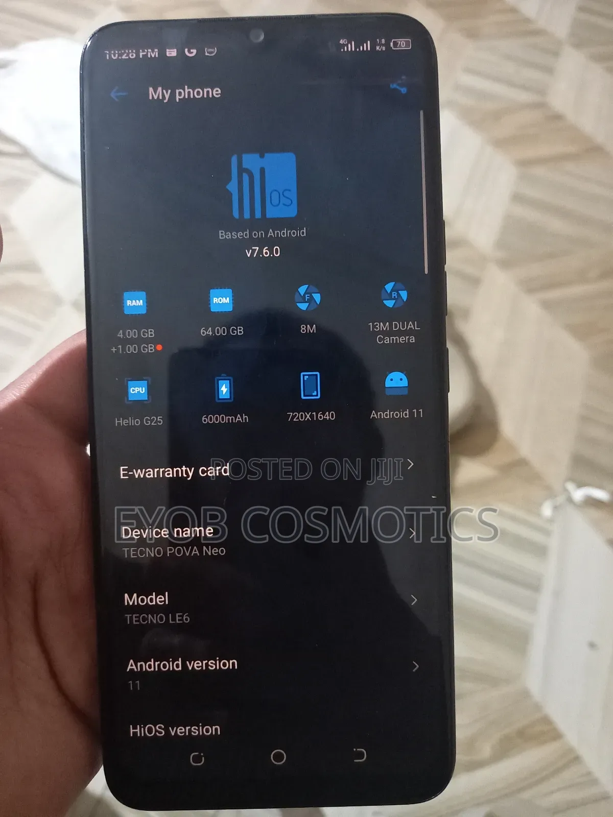 Tecno Pova Neo 64 GB Black