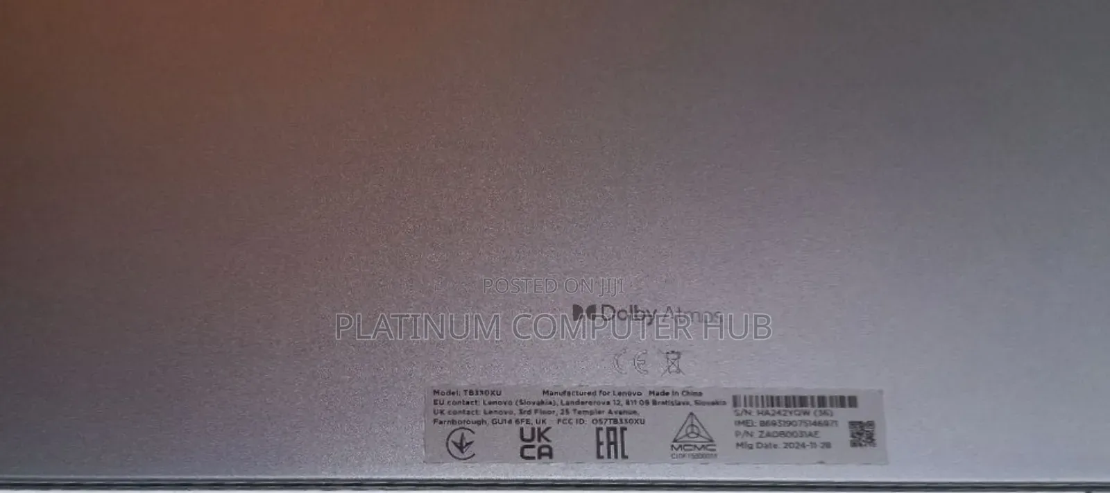 New Lenovo Tab M11 128 GB Black