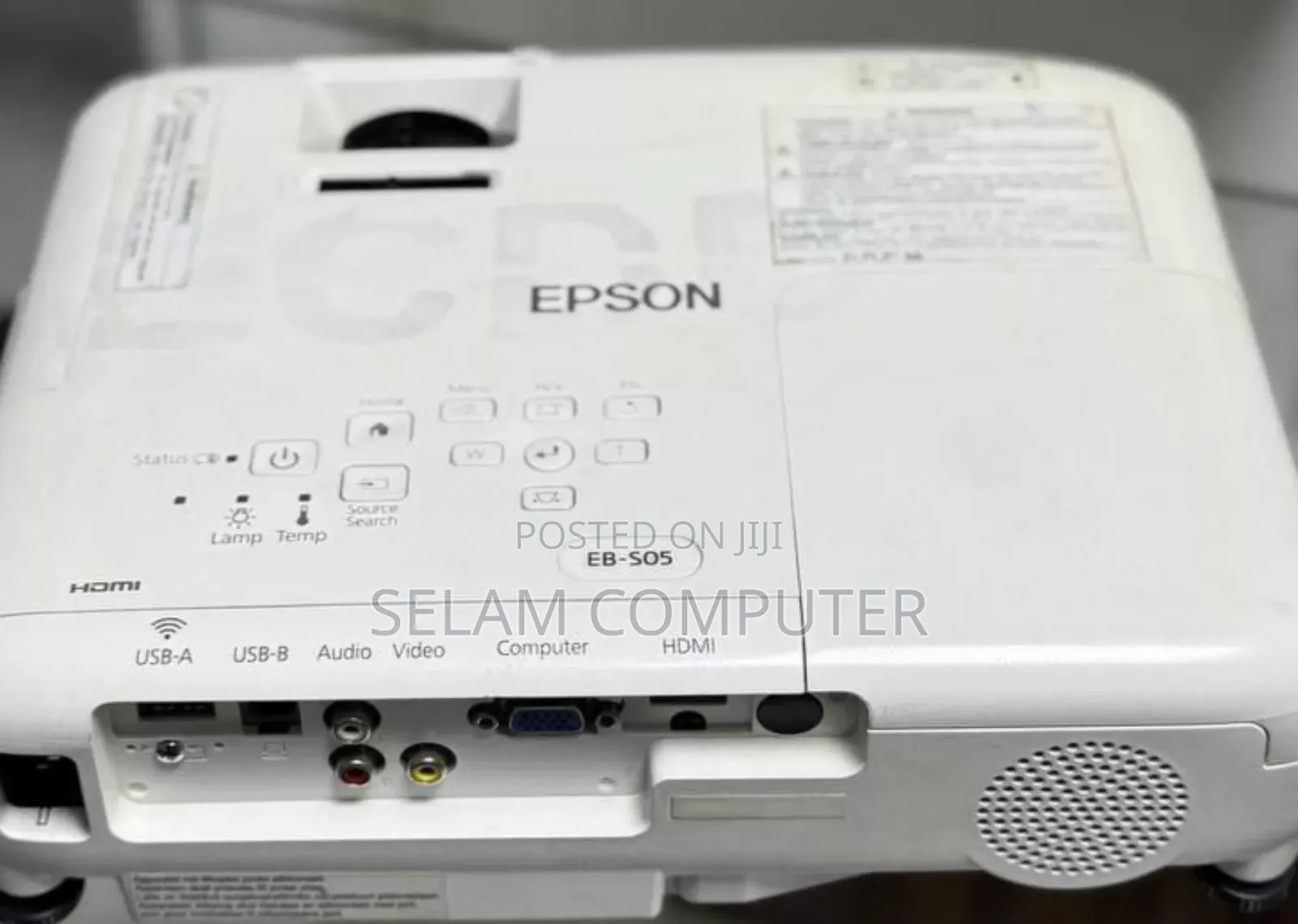 Epson Projector Model Name: Eb-S05 With B