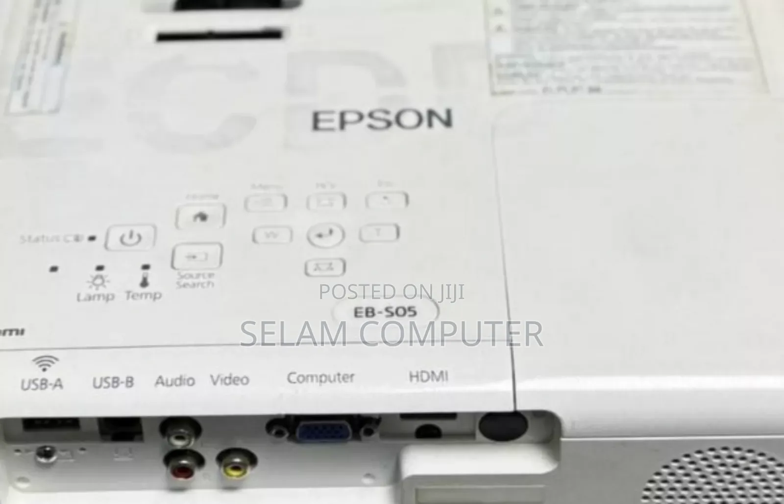 Epson Projector Model Name: Eb-S05 With B