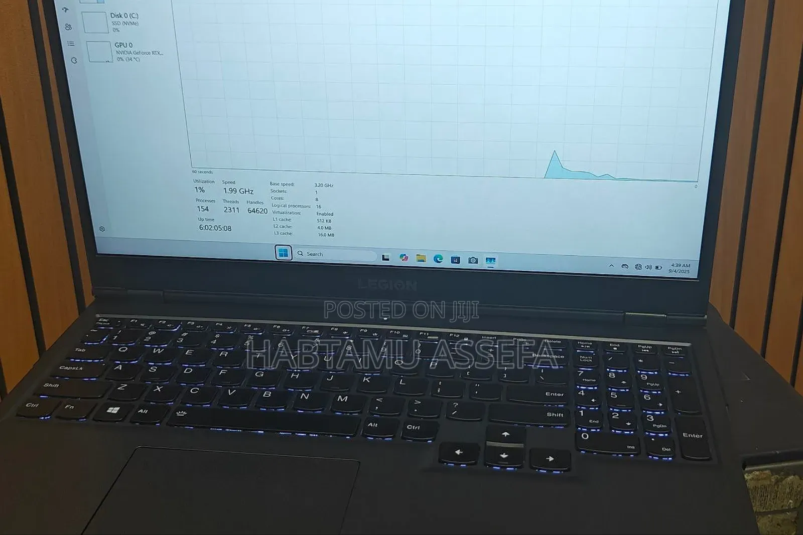 New Laptop Lenovo Legion 5 16GB AMD Ryzen 7 SSD 512GB