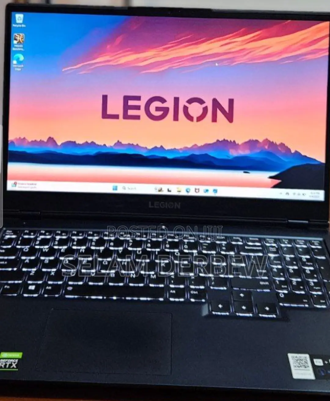 New Laptop Lenovo Legion 5 16GB AMD Ryzen 5 SSD 512GB