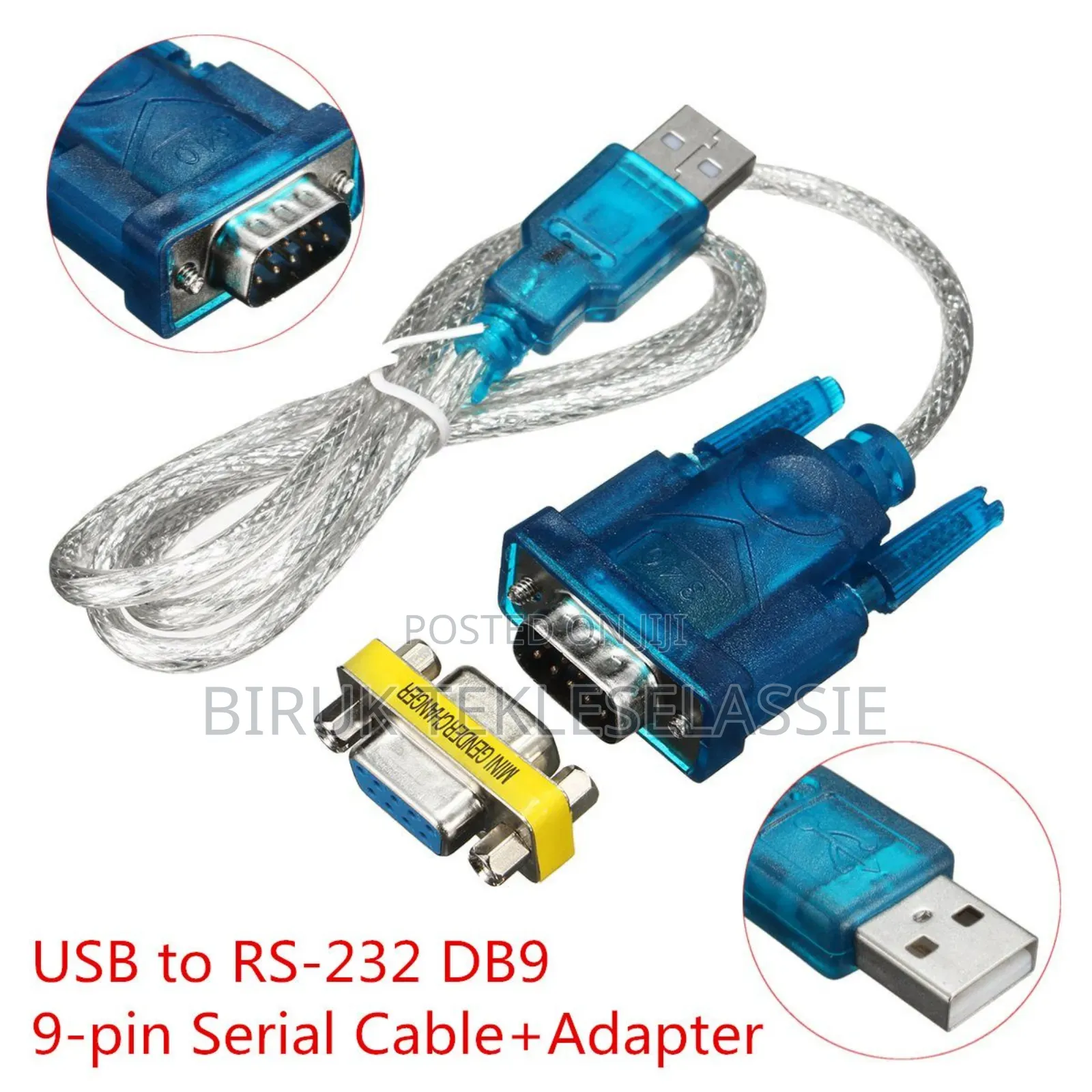 Usb to Rs232 Serial Adapter, Usb a Male to Db9 Pin Female