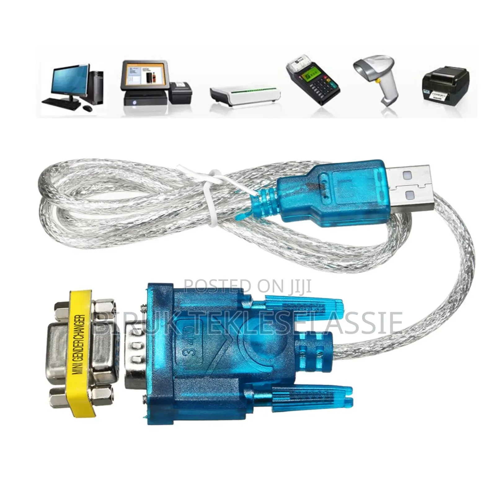 Usb to Rs232 Serial Adapter, Usb a Male to Db9 Pin Female