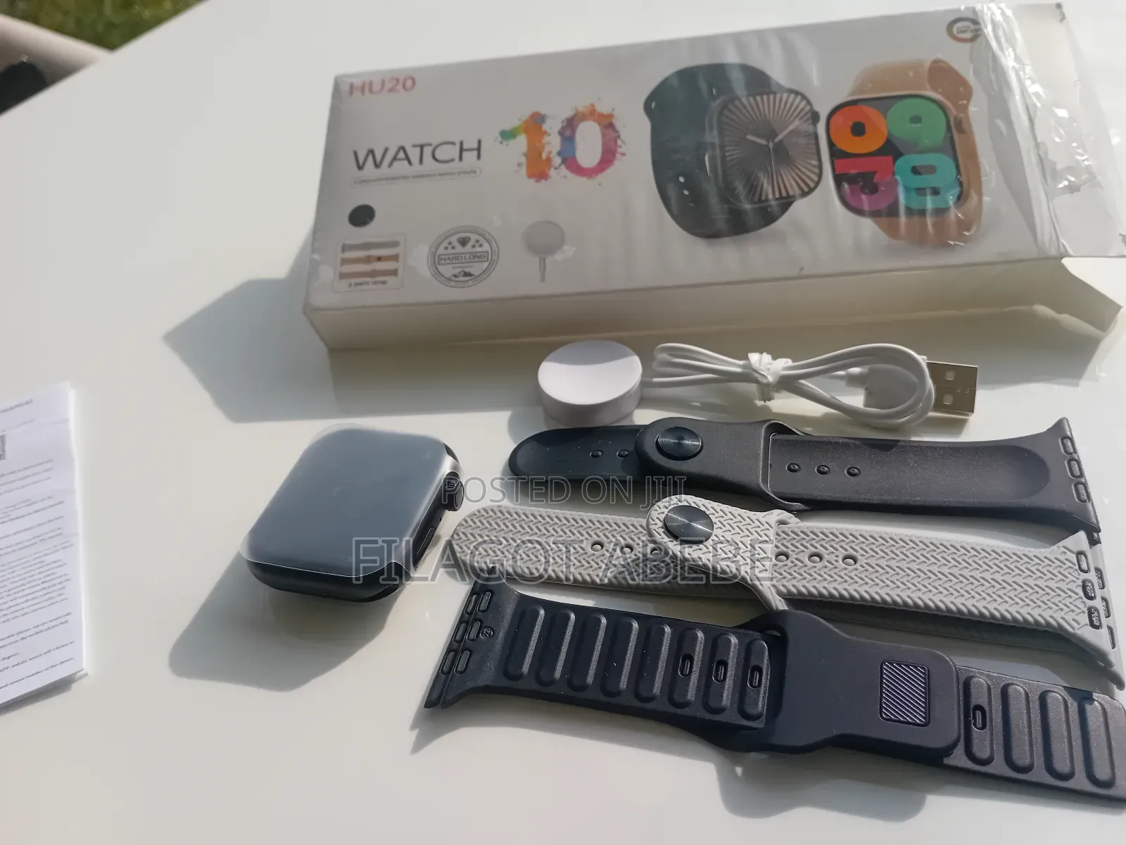 Hu20 Smart Watch | 2.2" Super Amoled | 3 Straps