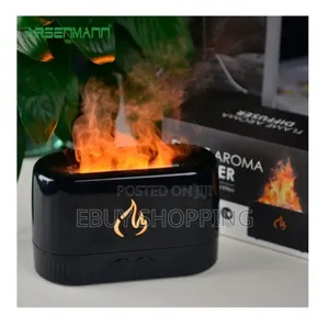 Photo - Flickering Flame Aroma Oil Diffuser With Usb Power (200ml)