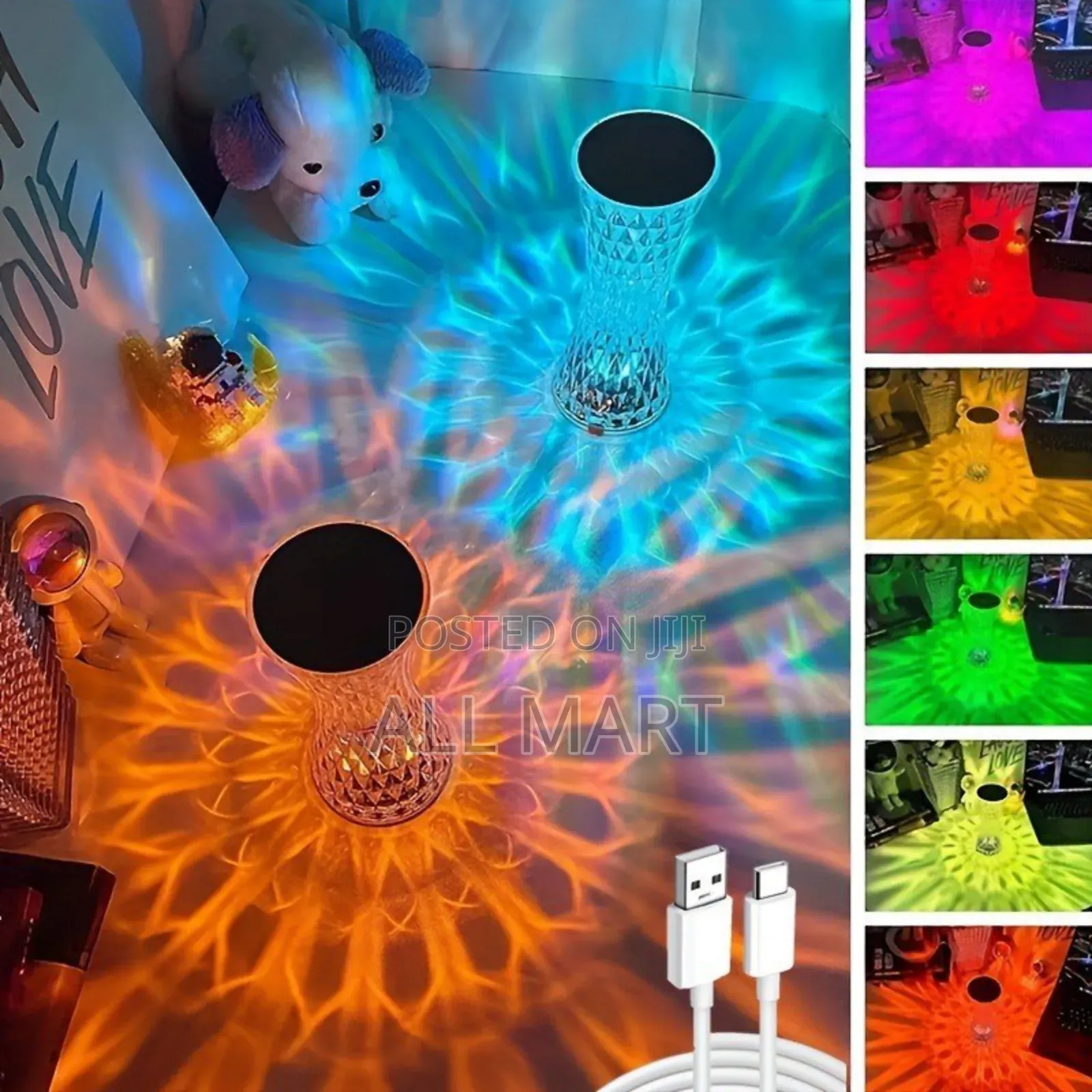 Rose Diamond Table Lamp