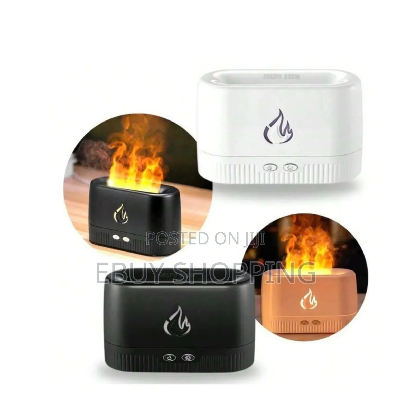 Decorative Electric Aromatherapy Diffuser With Flame Effect