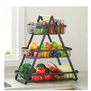 Photo - Multifunctional Kitchen Display Rack for Fruits Snacks