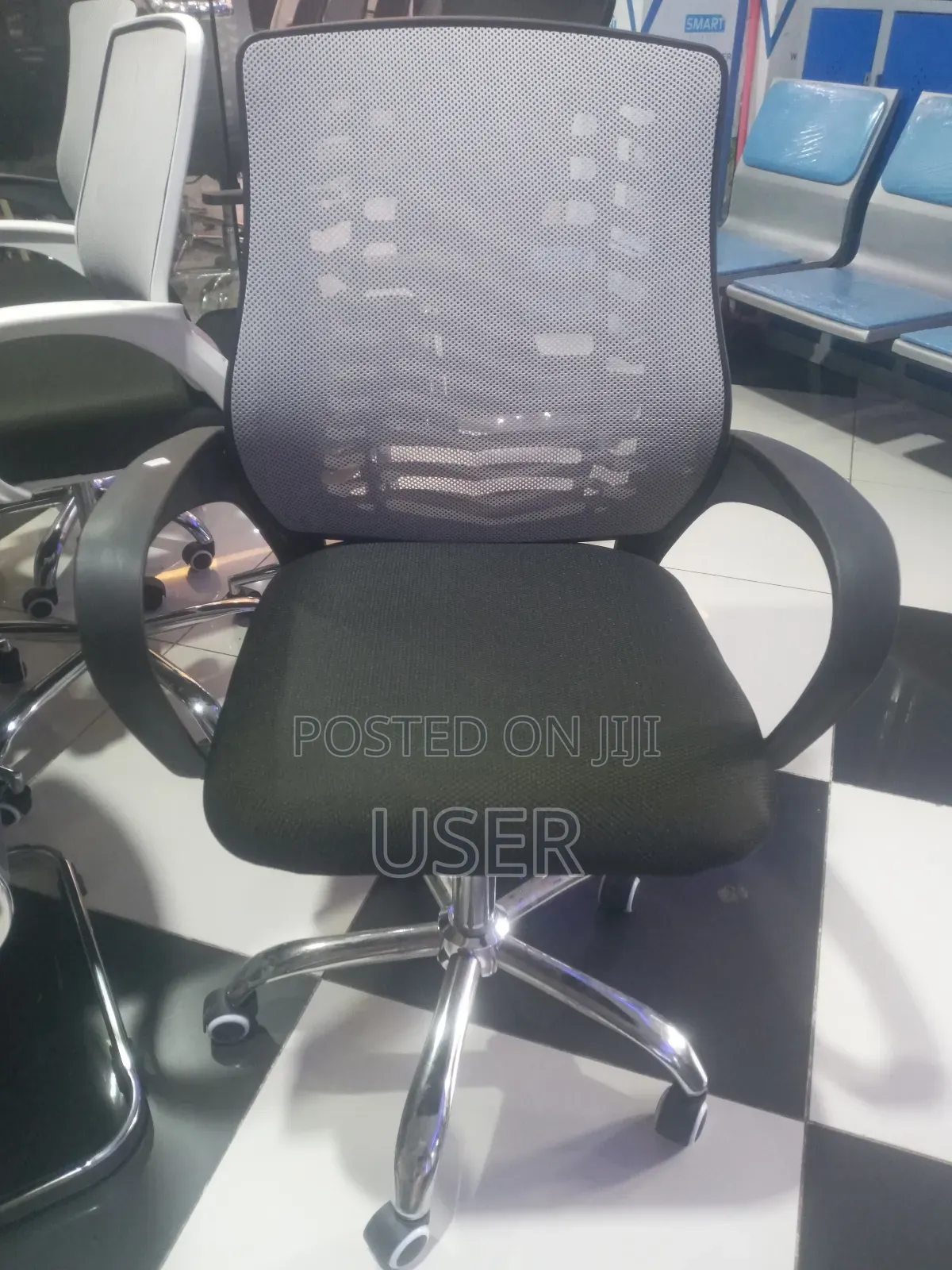 Secretary Chair( Half Silver)