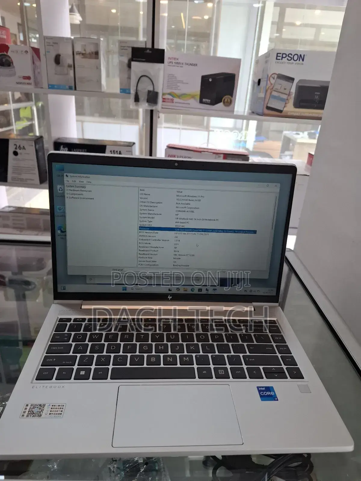New Laptop HP EliteBook 640 G9 16GB Intel Core I7 SSD 1T