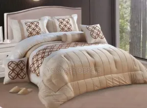 ኮምፈርት ከዱባይ ይዘንላቹ መጥተናል Quality 10pcs/Setcomforter Set