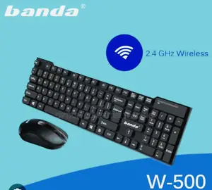 Banda W500 Wireless Keyboard Mouse Combo