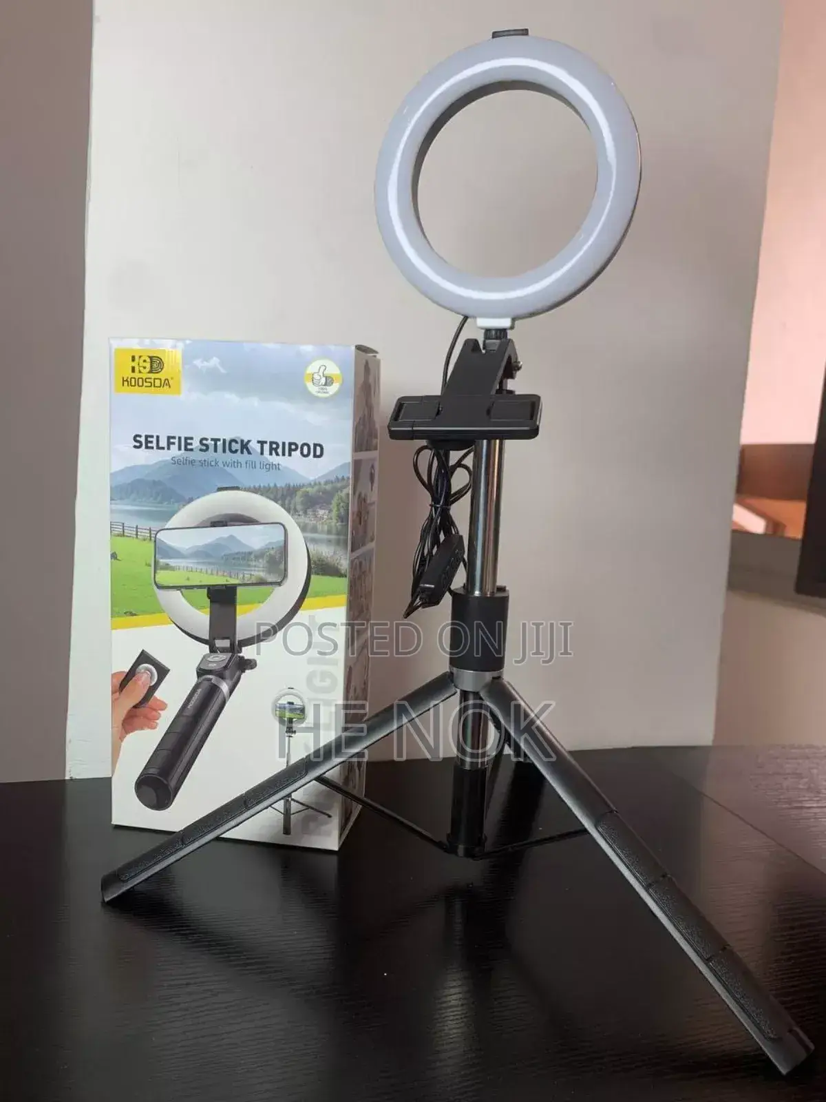 Selfie Stick Tripod With Fill Light Koosda Krl-tr18