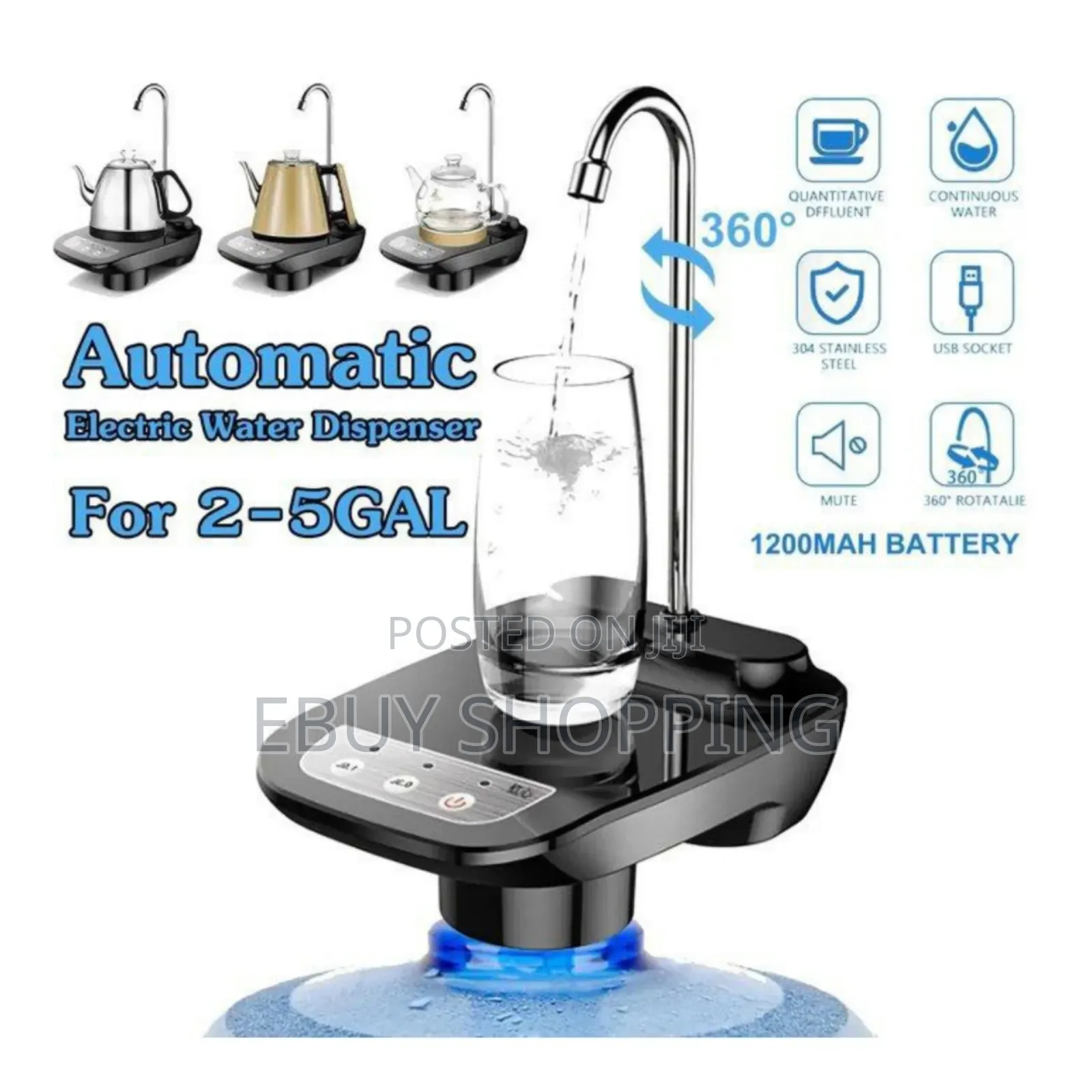 Go Anywhere Water Dispenser Pump | Perfect for Travel Camping