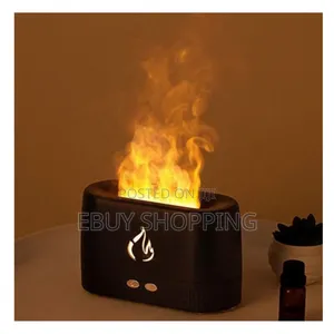 Photo - Portable Usb Flame Diffuser for Office Home Decor