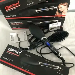 Photo - Gemei Professional Hair Straightner Brush