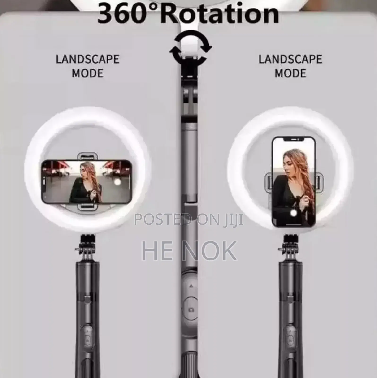 Selfie Stick Tripod With Fill Light Koosda Krl-tr18