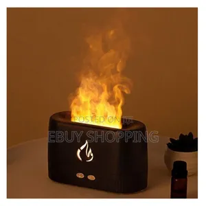 Photo - 200ml Capacity Essential Oil Diffuser With Fire Effect