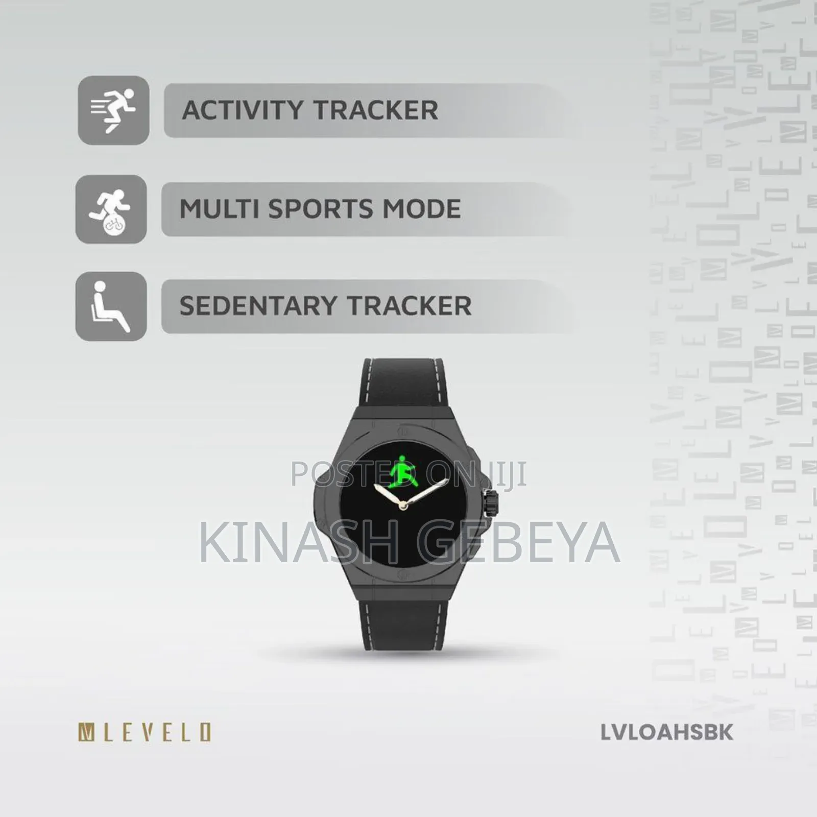 Levelo Oak High Quality Automatic Smart Watch
