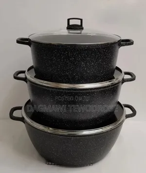 Photo - MomcocMarble Coated Granite Casserole Cookware Set