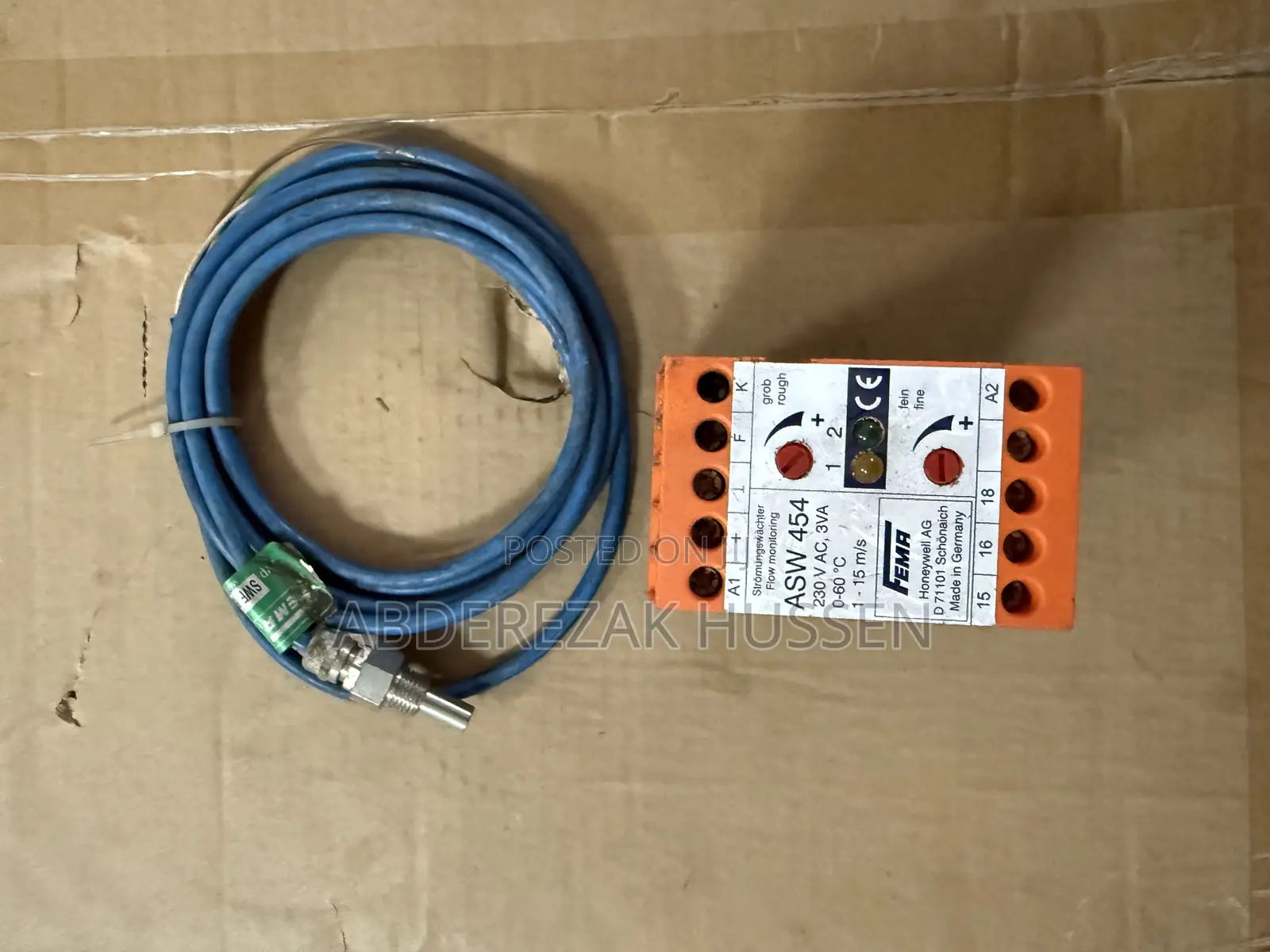Electronic Liquid and Air Flow Switch Asw454