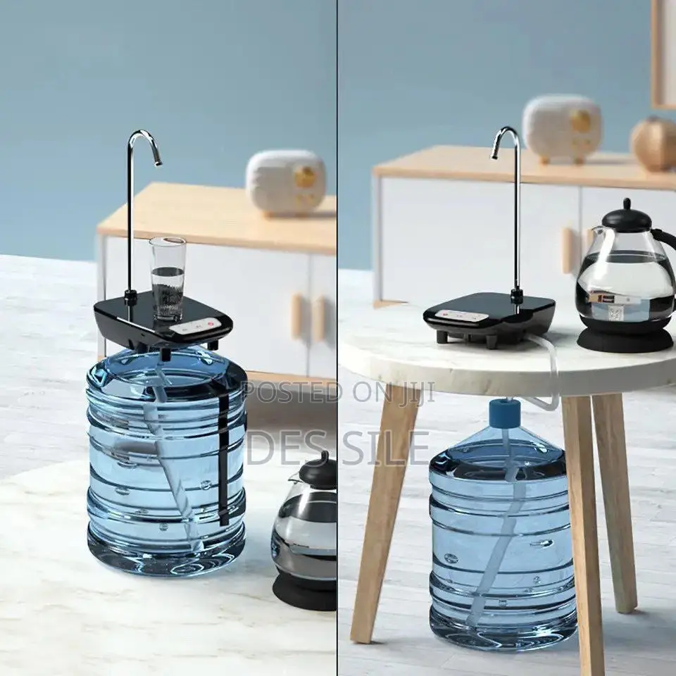 Portable Wireless Electrical Water Dispenser/ተንቀሳቃሽ የጃር ውሀ ማውጫ