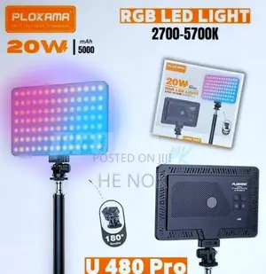 20w RGB Led Portable Photography Fill Light Polokama U480 Pro
