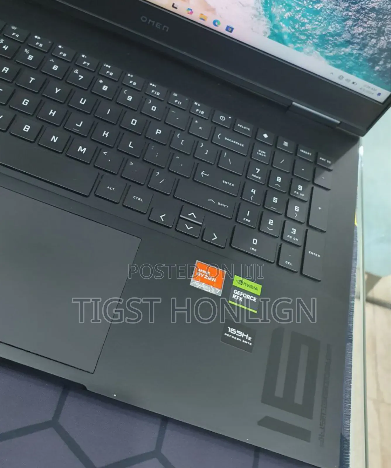 New Laptop HP Omen 16 16GB AMD Ryzen 7 SSD 1T
